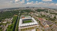 Stade du Legia Varsovie vu du ciel