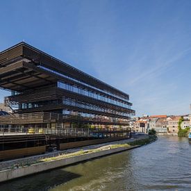 De Krook, moderne architectuur in Gent, België van Martin Stevens