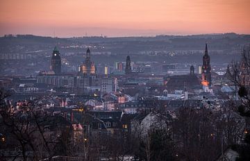 Panorama van Dresden van Sergej Nickel