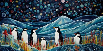 Stargazing Penguins van Whale & Sons