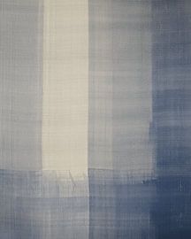 Modern abstract in different shades of blue by Studio Allee