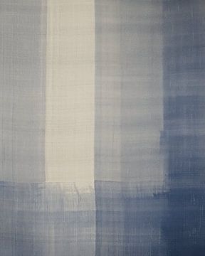 Modern abstract in verschillende blauwtinten van Studio Allee