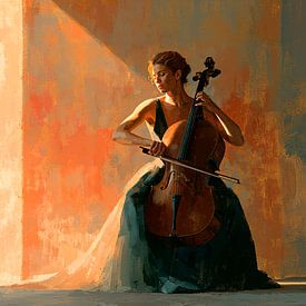 Die Cellosuite Nr. 1 in G-Dur spielen von Harry Hadders Design
