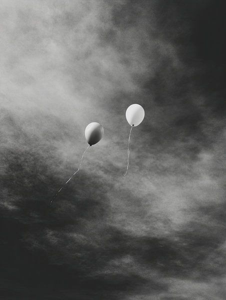 Ballons dans le ciel par Franka Poulain