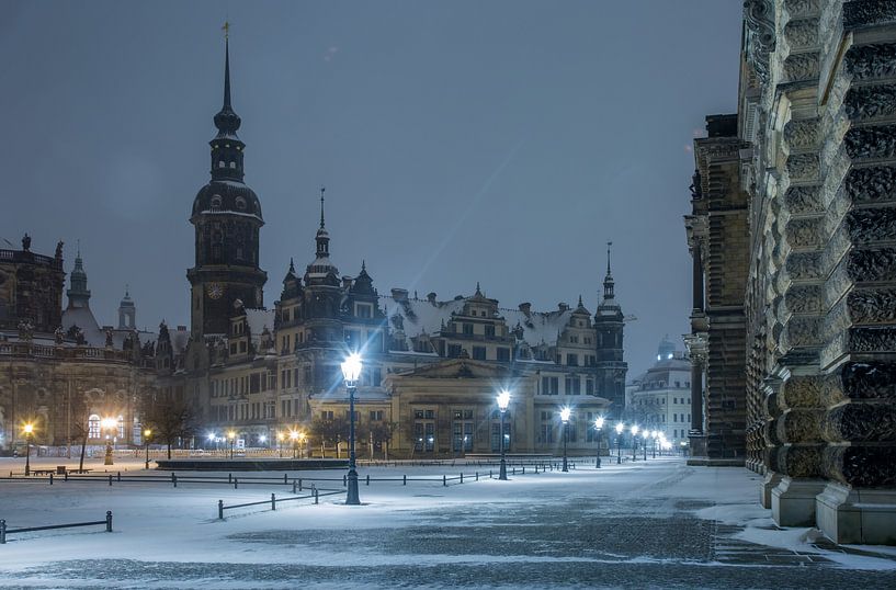 Nachtstimmung in Dresden von Sergej Nickel