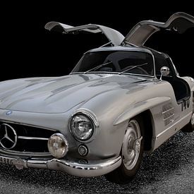 1955 Mercedes-Benz 300 SL 'Sportabteilung' Gullwing (W198) van aRi F. Huber