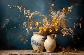Romantic Floral Bouquet Painting by Dakota Wall Art