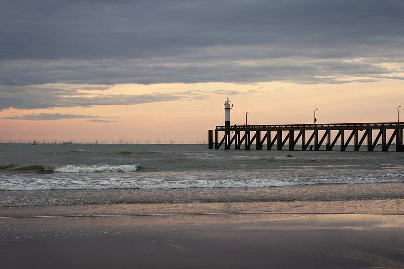 Blankenberge summer sunset, Belgian Coast by Imladris Images