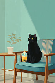 Bubble Tea Guardian von Littlewhitecat