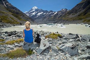 Hooker Valley Track, Mt Cook, Nieuw Zeeland sur Willem Vernes