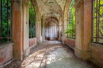hallway in an abandoned villa by Kristof Ven