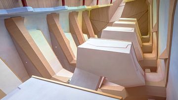 Het trappenhuis-2 van Frans Nijland