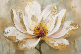 Golden Blooms I – Elfenbein von Whale & Sons