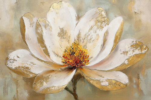 Golden Blooms I – Ivory by Whale & Sons