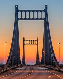 Krefeld-Uerdingen Bridge, Lower Rhine, North Rhine-Westphalia, Germany by Alexander Ludwig