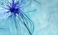 Blauw VI - een druppel blauw - alcohol inkt digitaal van Lily van Riemsdijk - Art Prints with Color thumbnail