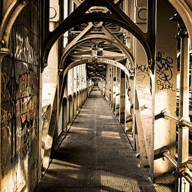 Un sentier infini sur un pont sur Theo Felten