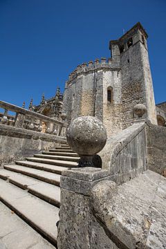 Treppe einer Kreuzigungskirche in Tomar, Portugal