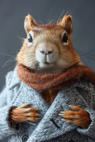 marmot in mensenkleding