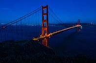 Golden Gate Bridge in San Francisco van Michael Bollen thumbnail