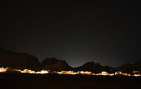 Wadi Rum Jordanien bei sternenklarer Nacht von Robert Styppa Miniaturansicht