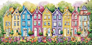bunte Häuser