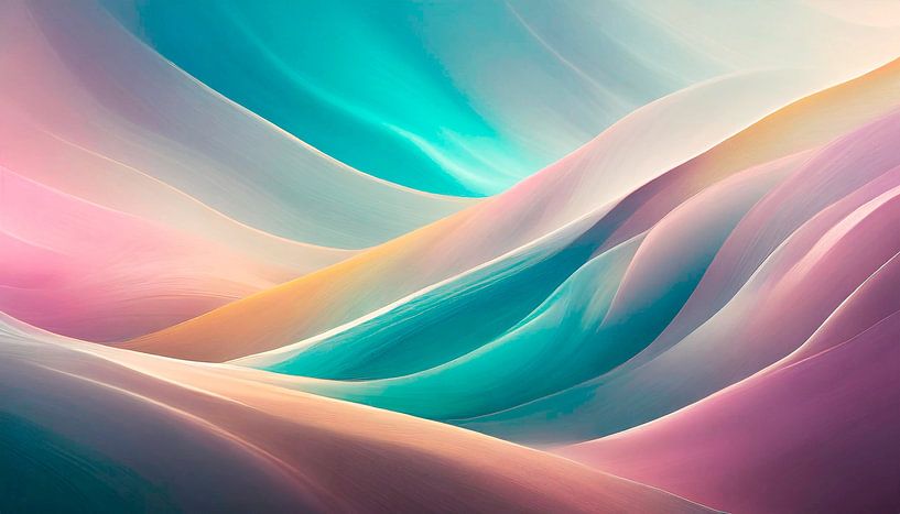 Silk with colours by Mustafa Kurnaz