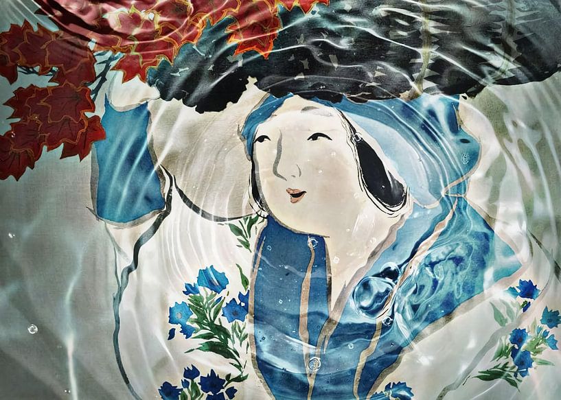 Underwater painting - Japanese edition van Gisela- Art for You