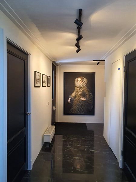 Customer photo: Queen Elizabeth of Bourbon, on canvas