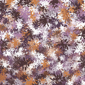 Bloemenzee in Mauve – modern abstract bloemen schilderij