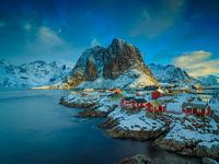 Morning glow over Hamnøy