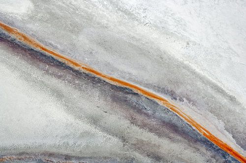 Colours of Water, Owens Dry Lake, Californie, USA