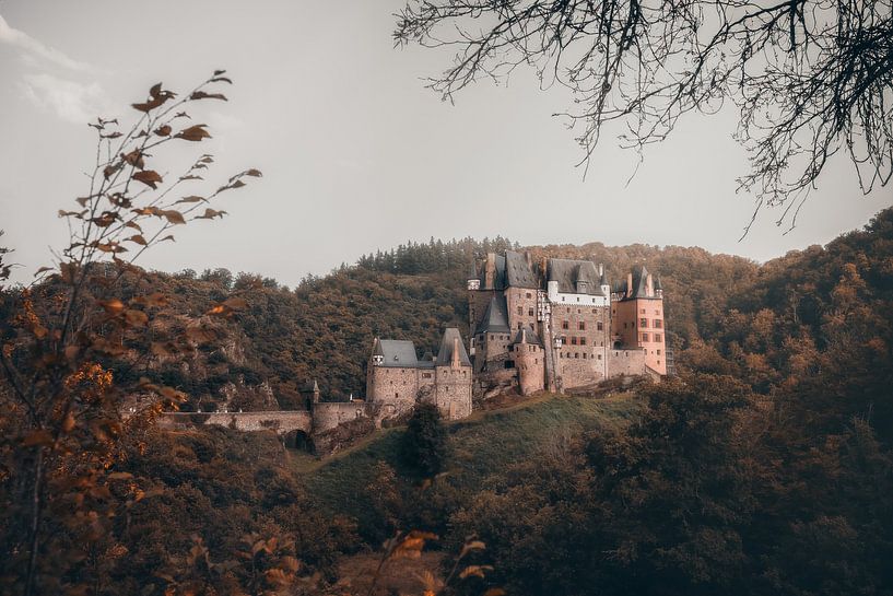 Medieval castle in Germany | Photography | Autumn colours | photo wallpaper by Laura Dijkslag
