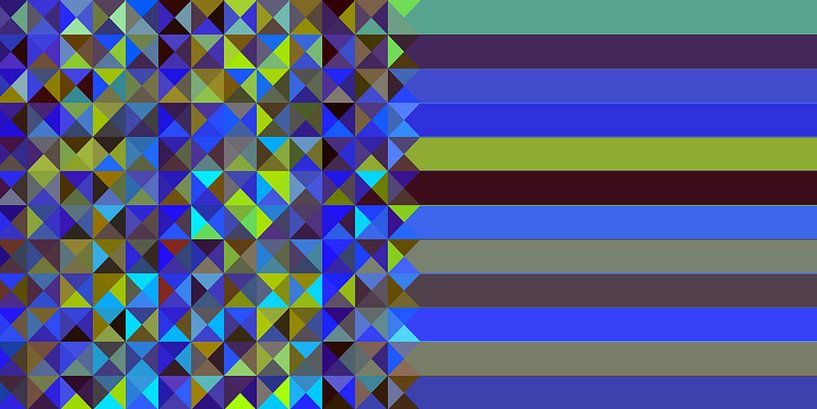 Dreieck Muster 02 von Marion Tenbergen