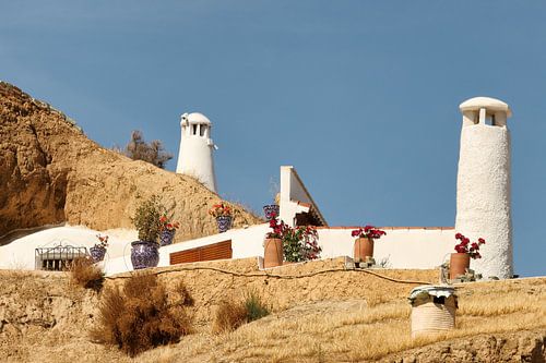 Guadix, Andalousie, Espagne sur Kees de Knegt