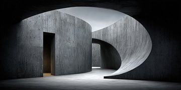 Die weiche Grenze von Klaus Tesching - Art-AI