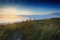 Sonnenuntergang an der Nordsee in der Nähe der Dünen von Petten  von gaps photography Miniaturansicht