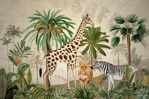 Paysage de safari africain