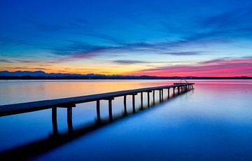 het meer van Starnberg van Einhorn Fotografie