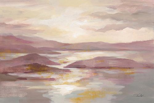 Rosa und Goldlandschaft, Silvia Vassileva