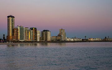 Skyline mooi Vlissingen van MSP Canvas