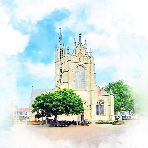 Sint Willibrordusbasiliek in Hulst, Zeeuws-Vlaanderen