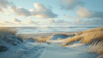 Indrukwekkend Lichtspel aan de Kust variatie 4 van Steinfox Art