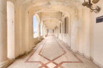 Corridor of the Casino in Constanta.