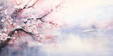 Sakura Landschap van Whale & Sons