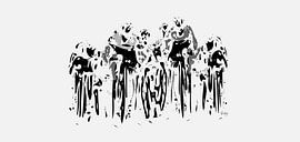 Peloton Radfahrer von ! Grobie