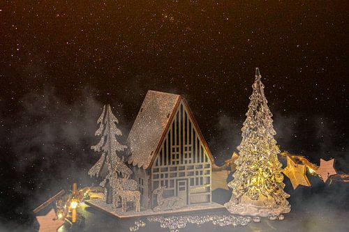 Concept Kerstmis: kerstmagie