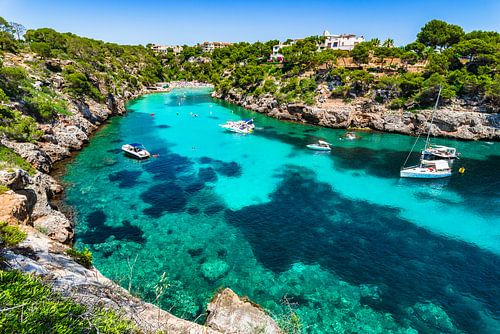 Cala Pi strand Mallorca eiland, Spanje Middellandse Zee