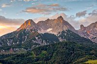 Bergen tijdens zolderondergang in de Alpen