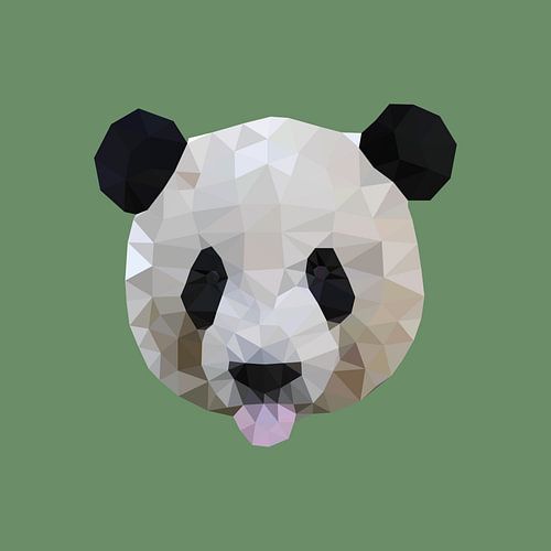 Panda von Low Poly